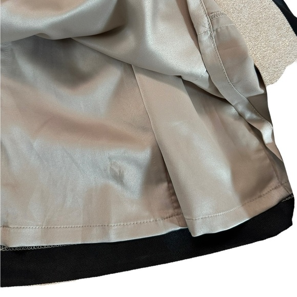 Eliza J Black White Gold Striped A-Line Jewel Dress Size 2P - Picture 11 of 17